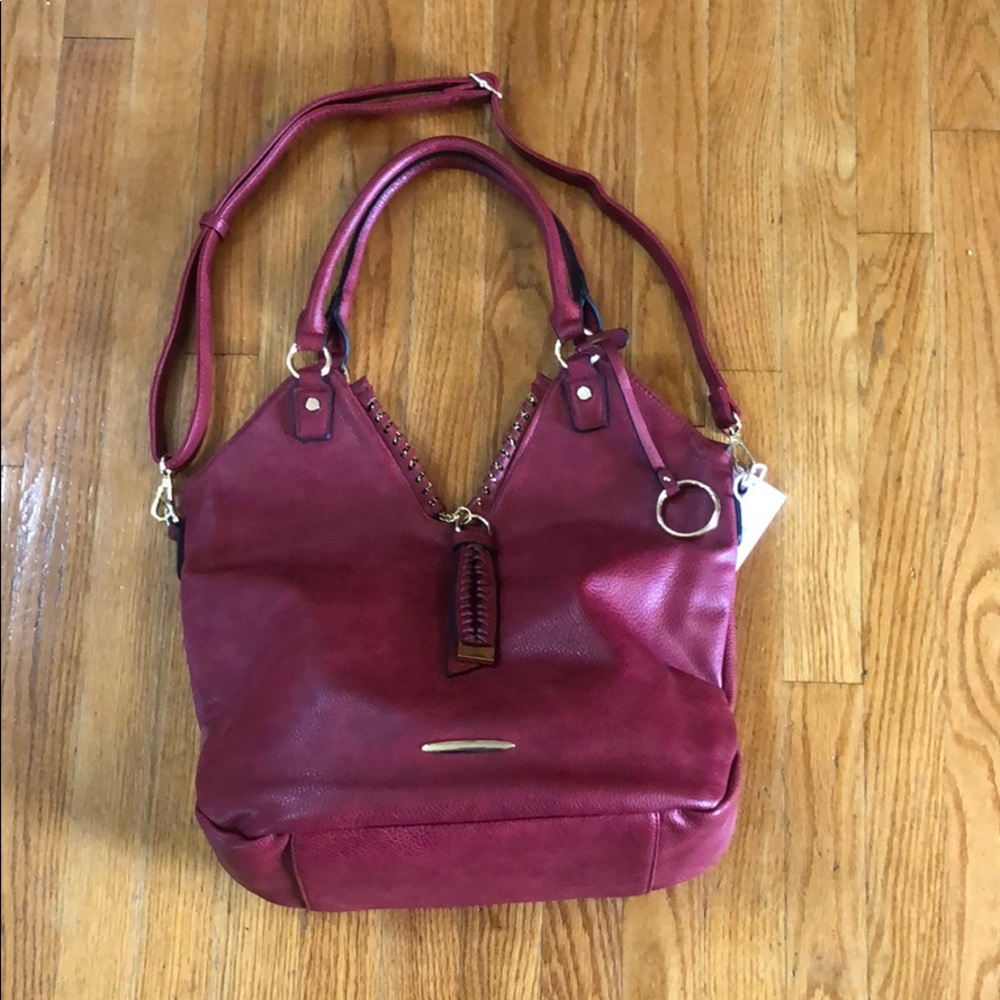 Adorable red shoulder/crossbody bag.